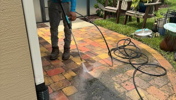 Pressure washing